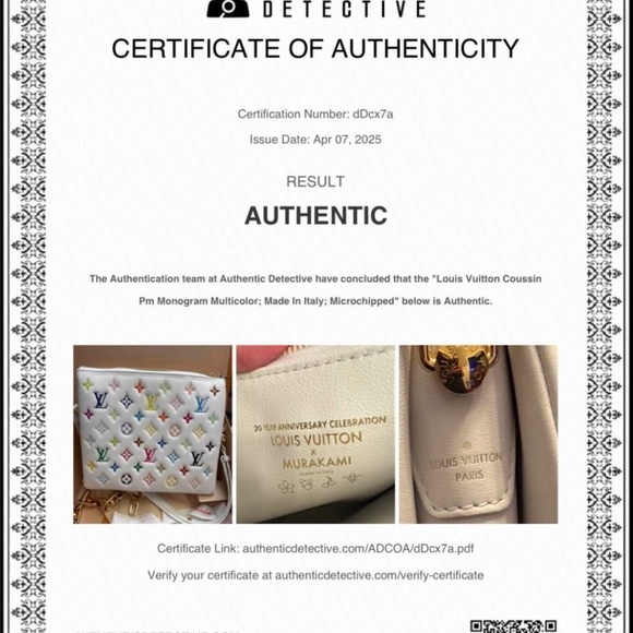 ** LOUIS VUITTON ** MURAKAMI COLLECTION ** BRAND NEW ** LV X TM COUSSIN PM ** - Picture 7 of 7